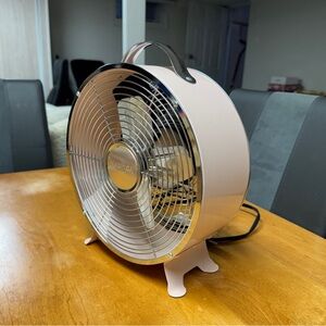 Nautica Home Pink and Silver Fan